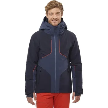 Salomon Brilliant JKT M LC1856700 - night sky/mood indigo/fiery red XXL