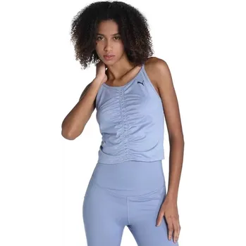 Dámské tílko Puma Studio Foundation Ruched Tank W 52160419 - filtered ash M