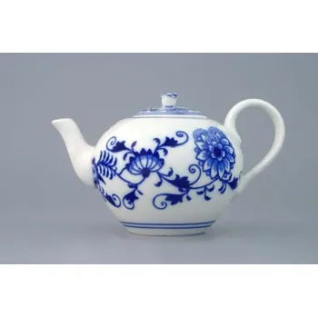 Jednorázové nádobí konvice cibulák čajová víčkem 0,35 L originální český porcelán Dubí 2. jakost