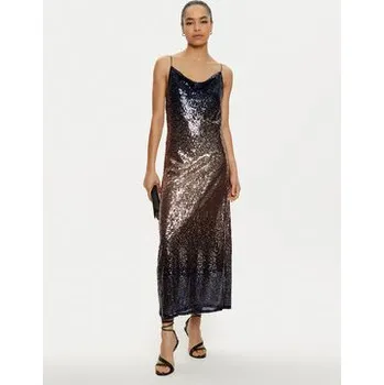 Dámské šaty ONLY Koktejlové šaty Lola 15334031 Hnědá Regular Fit M