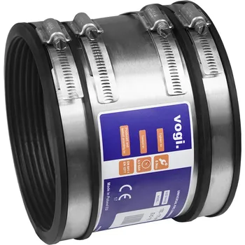 Kanalizační potrubí MIDAS Pružná kanalizační spojka EVO DN 190 - 215 mm