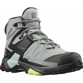 Dámská treková obuv Salomon X ULTRA 4 MID WINTER TS CSWP W - šedá 39 1/3