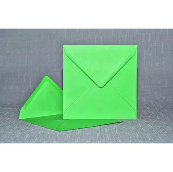 Obálka Obálka čtverec 13x13cm - zelené jablko