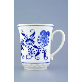 Cibulák hrnek Derby M 0,25 l, originální cibulákový porcelán Dubí, cibulový vzor,