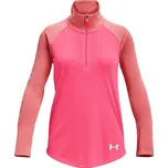 Under Armour UA Tech Graphic 1/2 Zip dětské Růžová Dívčí XL