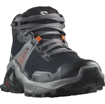 Dětská sportovní obuv Salomon X Raise Mid GTX J L47458000 - black quiet/shade/dragon fire 34