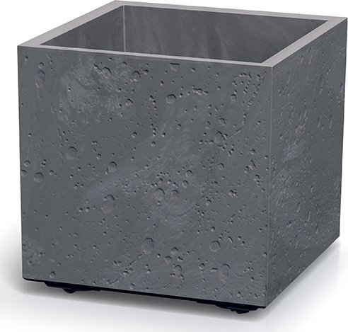 Pot à Fleurs 7L TUBUS BETON EFFECT 250x250x233 mm, Béton