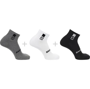 Dámské ponožky Salomon Everyday Ankle 3-Pack LC2086700 - black/white med/grey melange 45-47