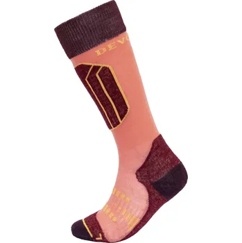 Dámské termo ponožky DEVOLD ALPINE MERINO SOCK KID BEETROOT Velikost podkolenek: 31-34