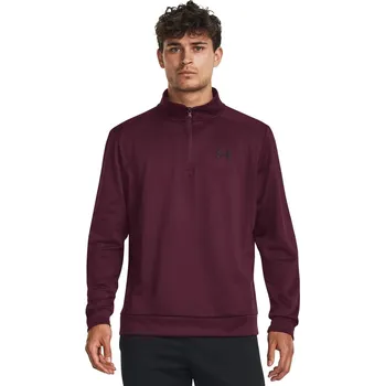 Pánská mikina Under Armour Armour Fleece 1/4 Zip M 1373358-600 - maroon XL