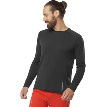 Pánská móda Salomon Sense LS Tee M LC1878100 - deep black M