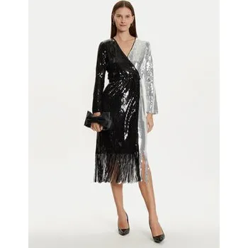 Dámské šaty YAS Koktejlové šaty Tio 26035387 Černá Regular Fit L