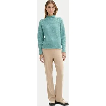 Dámský svetr Tom Tailor Denim Rolák 1043959 Zelená Relaxed Fit L