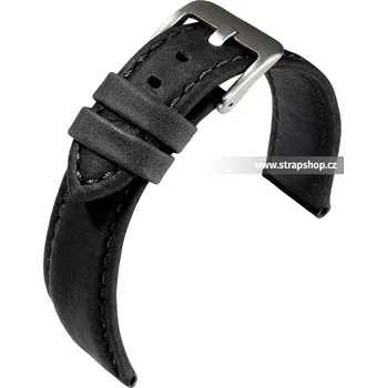 Řemínek na hodinky Řemínek k hodinkám EULIT Montreal černá (10) 18 mm