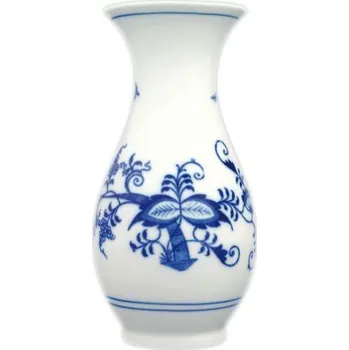 Váza Cibulák váza 1210/1, originální cibulákový porcelán Dubí, cibulový vzor