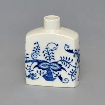 Nádoba na olej a ocet Cibulák Tělo dózy na čaj 12 cm bez víčka originální cibulákový porcelán Dubí, cibulový vzor,