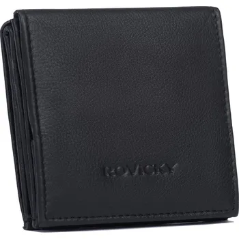 Peněženka Malá praktická dámská peněženka z přírodní kůže Barva: Černá