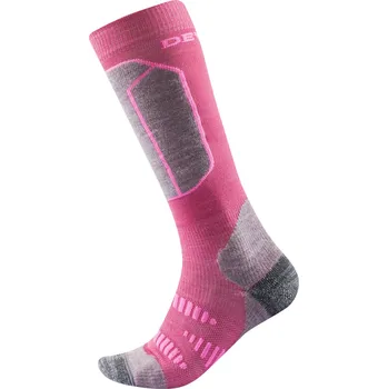 Dámská móda DEVOLD ALPINE KID SOCK CERISE Velikost podkolenek: 25-27