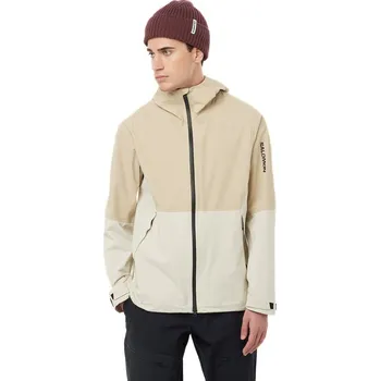 Pánský kabát Salomon Outerpath 2.5L Jacket M LC2314200 - white pepper/rainy day M