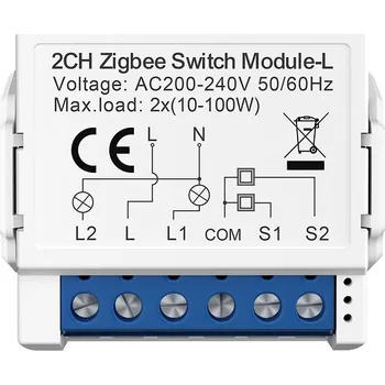 spínač Avatto Zigbee LZWSM16-W2 Tuya bez neutrálu