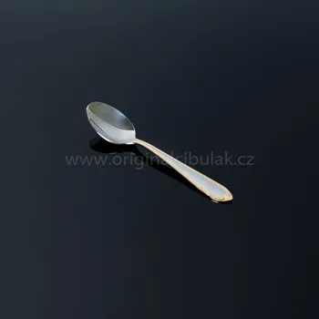 Příbor Lžička kávová Classic Gold zlacená 1 ks Toner nerez