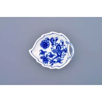 Cibulák mísa list 10,5 cm originální cibulákový porcelán Dubí, cibulový vzor,