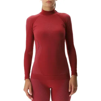 Dámské oblečení UYN Evolutyon UW Shirt LG SL Turtle Neck W U100038R723 - sofisticated red/bordeaux L/XL