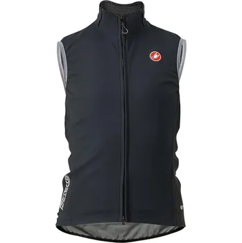 Cyklistická bunda CASTELLI - dámská zateplená vesta Perfetto RoS light black L