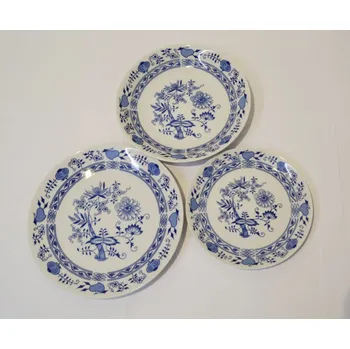 Talíř Thun Henrieta koláčová souprava 6 osob 7 dílů cibulákový porcelán