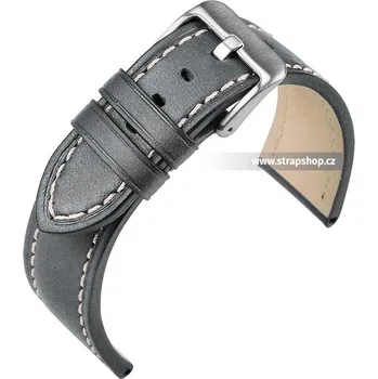 Řemínek na hodinky Řemínek k hodinkám EULIT Zeppelin šedá (12) 22 mm