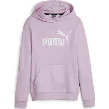 Dívčí oblečení Puma ESS Logo Hoodie TR J 58703060 - grape mist 140