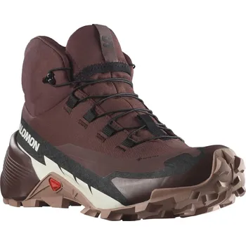 Dámská treková obuv Salomon Cross Hike Mid GTX 2 W L47060800 - bitter chocolate/mocha mousse/vanilla ice 40 2/3