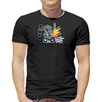 cyklistický dres BIKERO - triko Štve mě bolavej zadek černá 3XL