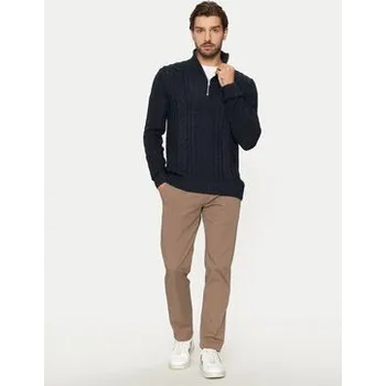 Pánské oblečení Jack & Jones Svetr Craig 12260826 Tmavomodrá Regular Fit XL