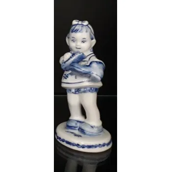 Jednorázové nádobí Cibulák Děvčátko s botou Dux 14 cm originální český porcelán Dubí 2.Wahl