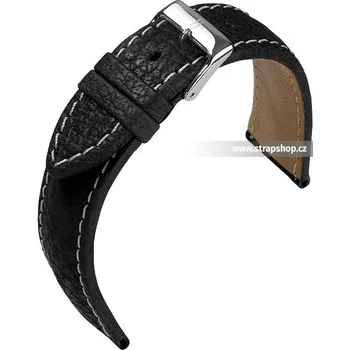 Řemínek na hodinky Řemínek k hodinkám BARINGTON Water Buffalo černá (10) 18 mm