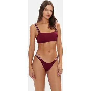 Dámské oblečení Calvin Klein Swimwear Vrchní část bikin KW0KW02731 Bordó XS