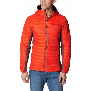 Pánská větrovka Columbia Powder Pass™ Hooded Jacket M 1773271839 - spicy light raisin XXL