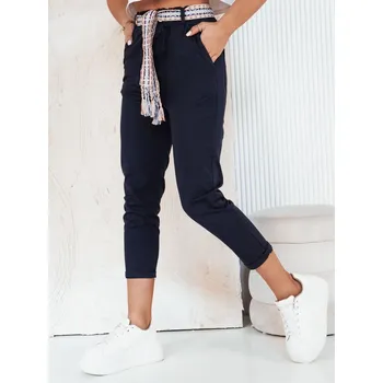 Dámské kalhoty Dámské kalhoty casual MAFRA UY1950 Barva: Tmavě Modrá, Velikost: S