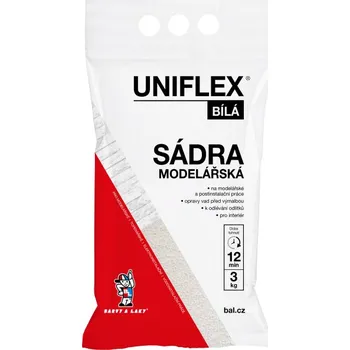Uniflex Sádra modelářská bílá