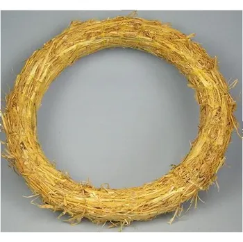 Věnec Věneček slámový - 25 cm
