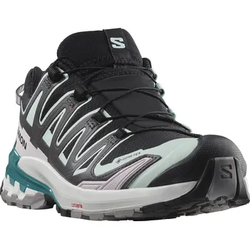 Dámská treková obuv Salomon Xa Pro 3D V9 GTX W L47119100 - black/bleached aqua/harbor blue 42