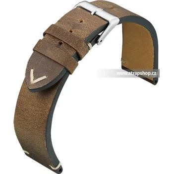 Řemínek na hodinky Řemínek k hodinkám BARINGTON Vintage hnědá (27) 20 mm