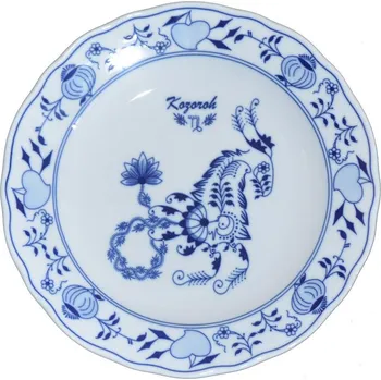 Talíř Cibulák talíř 24 cm zvěrokruh Kozoroh horoskop Český porcelán Dubí