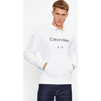Pánská mikina Calvin Klein Mikina Hero K10K111345 Bílá Regular Fit XL