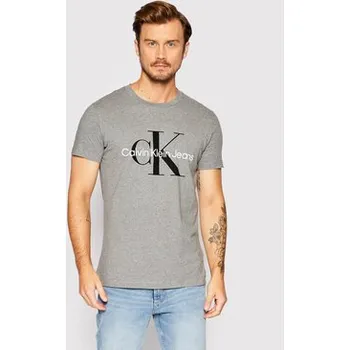 Oblečení a móda Calvin Klein Jeans T-Shirt J30J320935 Šedá Slim Fit M