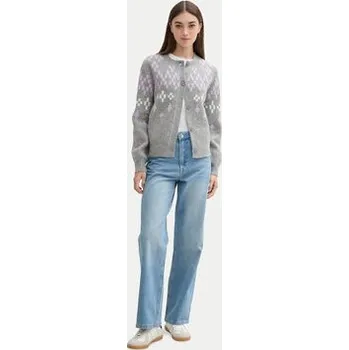 Dámský svetr Tom Tailor Denim Kardigan 1043970 Šedá Regular Fit XL