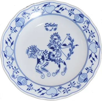Talíř Cibulák talíř 24 cm zvěrokruh Střelec horoskop Český porcelán Dubí