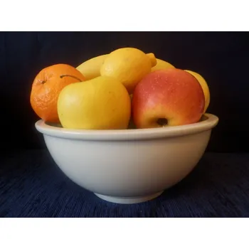 Sada nádobí Mísa kulatá bílá Bep5 19,5cm český porcelán Dubí