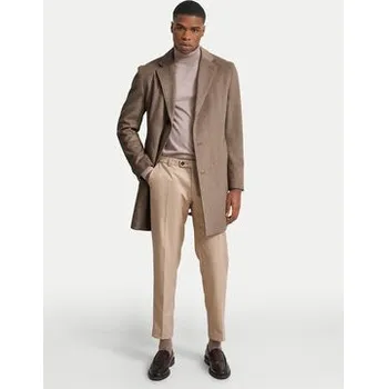 Dámský kabát Bugatti Vlněný kabát 621300 69071 Béžová Regular Fit 54